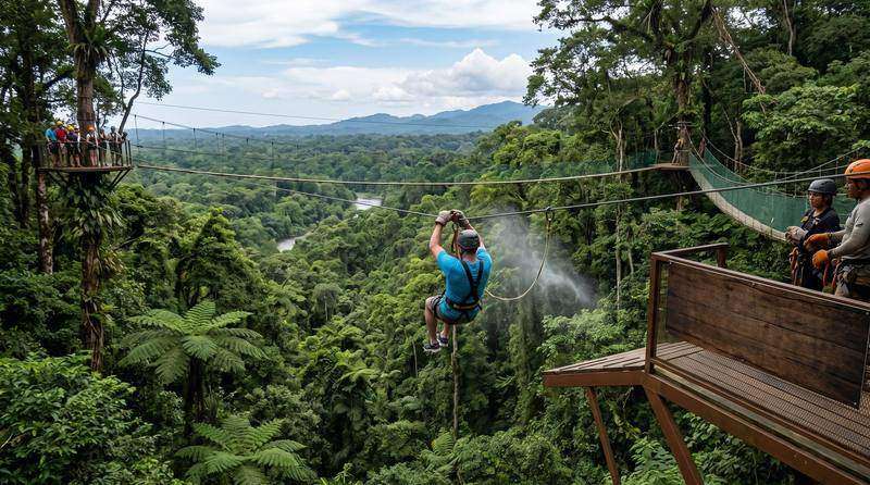 Canopy Tour — off-road motorcycle tour with Ultimate Rides CR in Costa Rica