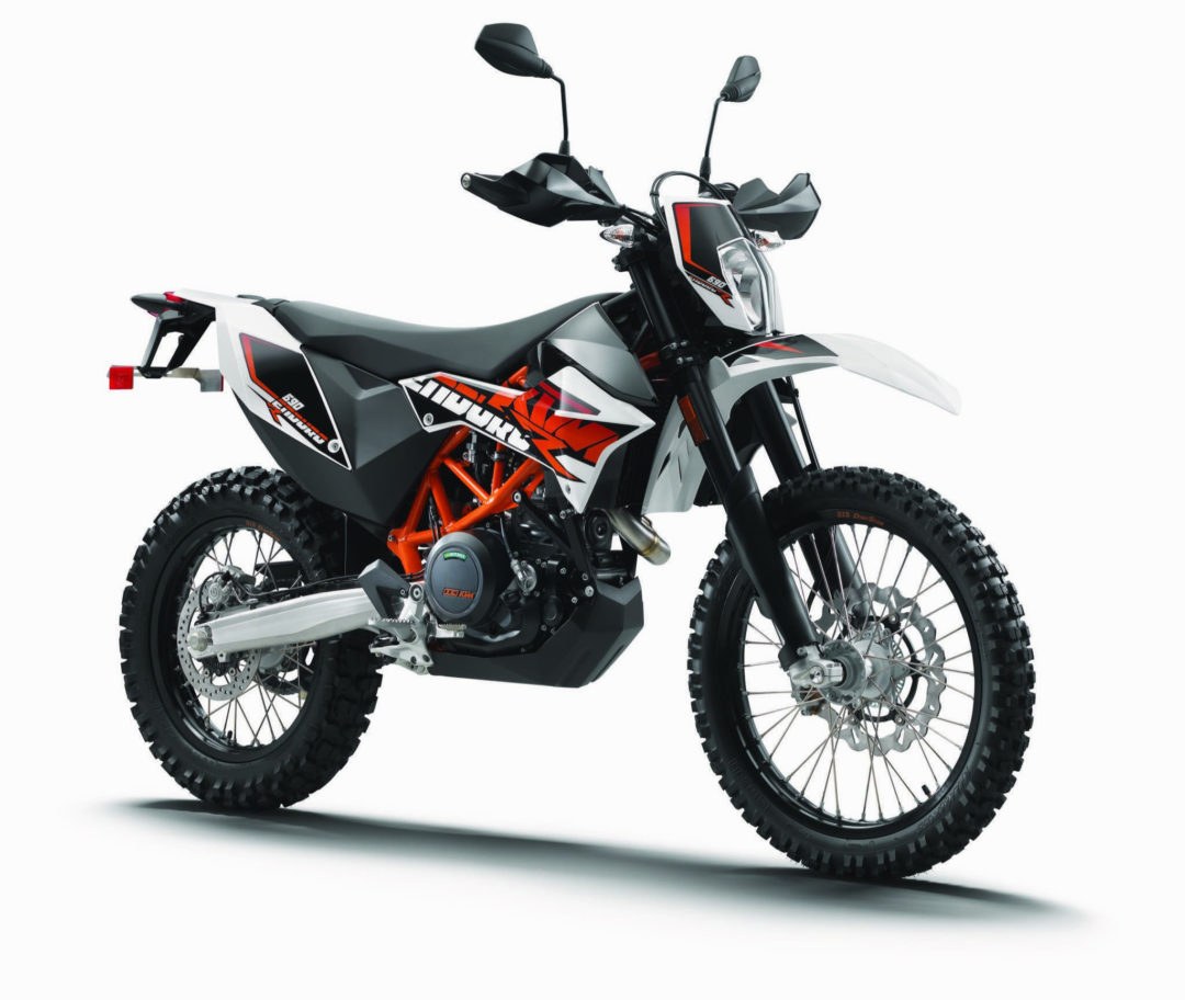 KTM 690 Enduro R motorcycle — part of the Ultimate Rides CR fleet