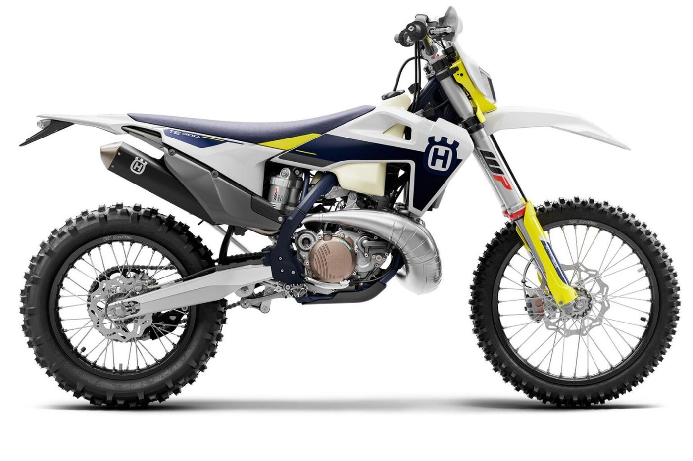 Husqvarna off-road enduro motorcycle — part of the Ultimate Rides CR fleet